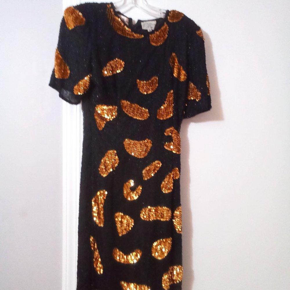 Women's Elegant Evening/Cocktail Sequin Dress